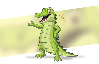 Gator character cartoon character character design design disney illustration logo mascot vector warner