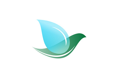 Water Nature Life - Logo FOR SALE branding design drop eco ecology for sale illustration leaf life live logo natural nature organic vector water