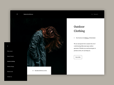 sk | alternative branding consulting fashion homepage minimalism responsive