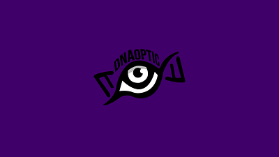 DNAOPTIC branding design flat illustration illustrator logo minimal original logo