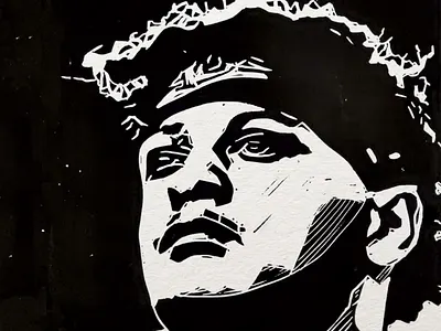 Showtime Mahomes mahomes superbowl chiefs linocut