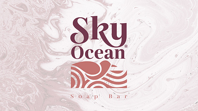 ::SKY OCEAN:: branding logo packaging soap typography