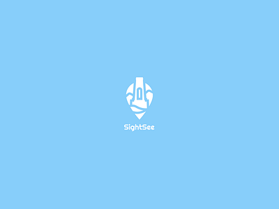 "Sightsee" logo design design design app logo logodesign monument sightsee sightseeing ui