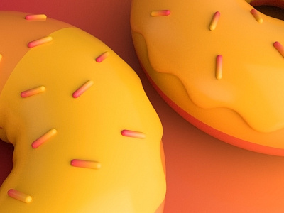 Instagram Donuts 3d c4d colorful design donuts instagram