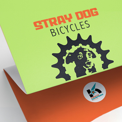 Logo design for Stray Dog Bikes branding design dog logo design small business