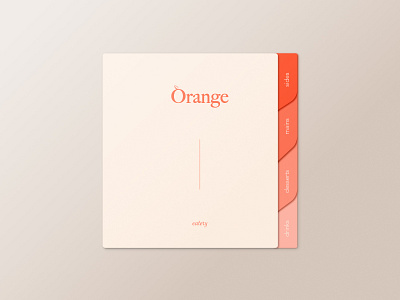 Orange Eatery branding business card graphic design logo menu restaurant stationery