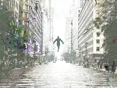 Canvas - Street design illustration photo manipulation