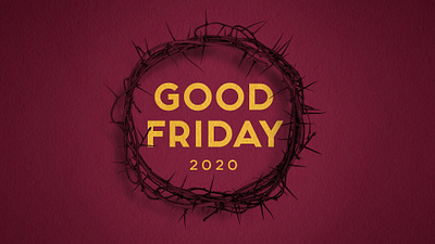 good friday christian church crown design easter friday good good friday holiday jesus red thorns title