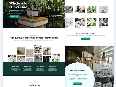 Port - Ecommerce Marketing Website clean design eccomerce green illustration marketing marketplace mobile ui ux web web design website white