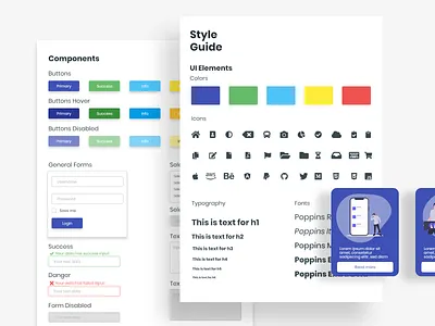 Style Guide - Minimalism Design adobe xd design flatdesign minimalist style guide styleguide ui ui ux ui design web web design webdesign website website design