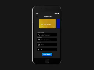 Credit Card Checkout - Daily UI 002 app dailyui mobile app design mobile ui ui ui design ux
