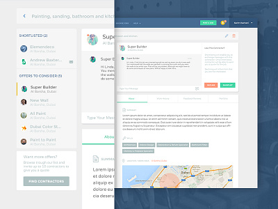 Services platform design details page homepage inner page landing page listing ui vector webpage website