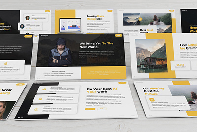 Discover - Advertising Powerpoint Template business presentation clean finance minimal pitchdeck powerpoint template presentation proposal simple slides
