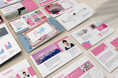 Pastella - Fashion Powerpoint Template abstract business presentation clean finance investor lookbook minimal pitchdeck powerpoint template presentation simple