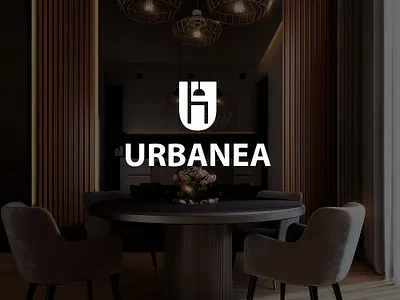 Urbanea Home Furnishing Logo Concept home furninshing ineterior logo logo concept
