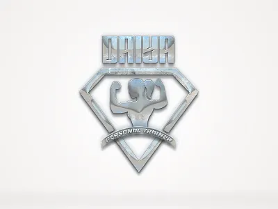 Daiya Huruta Logo daya diamond gym logo personal personal trainer stone