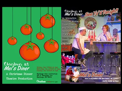 Christmas at Mel's Diner 1 branding graphic design illustration photographer photography photoshop social media steve mckinnis stevemckinnis.com web design