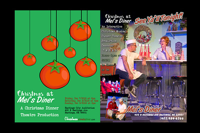 Christmas at Mel's Diner 1 branding graphic design illustration photographer photography photoshop social media steve mckinnis stevemckinnis.com web design