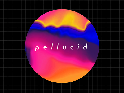 p e l l u c i d abstract baugasm blue circles colorful colourwheel gradients grid pellucid typography warm tones yellow