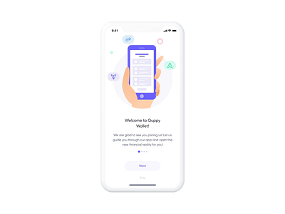 Mobile app Quppy Wallet, Fintech | Lepshey animation app app design banking banking app finance fintech graphic design illustration mobile app motion graphics onboarding product product design startup ui ux uxui vector wallet