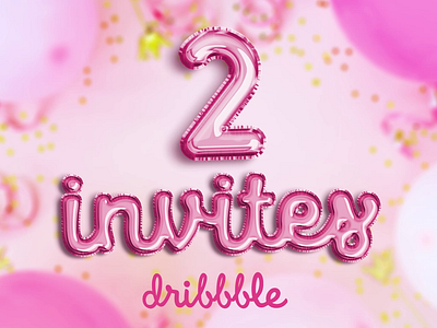 Get your invite! dribbble invite motion design