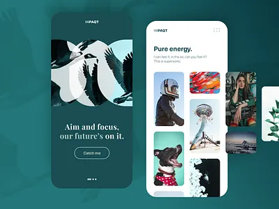 Between Blue & Green app application layout mobile ui user experience ux