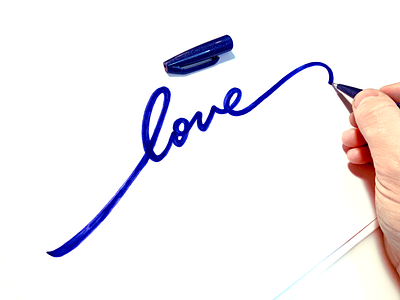 love branding brush calligraphy custom ease flow fun handwritten idea lettering logo logodesign logotype love lovely process script sketch type unique