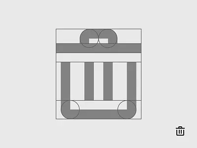 Base grid automattic custom icon design enterprise application graphic design grid icon artwork icon designer icon set iconography icons line icons symbol trash trash can ui icons