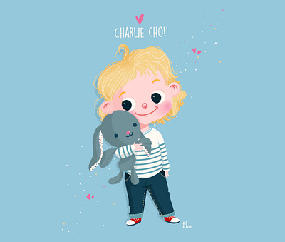 charlie baby babyboy character cute digital illustration digitalart illustration illustrator ipadpro kid kiddo procreate art