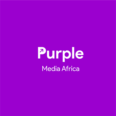 Purple Media Africa brand design brand identity branding logo logo design logodesign logos logotype purple purple logo
