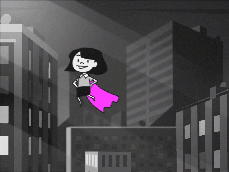 Flying kid 2d animation after effects aftereffects animation cartoon character animation clipstudiopaint illustration kid moho