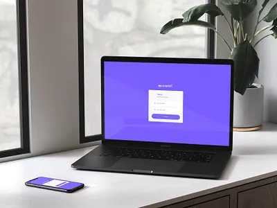 CRM Login color crm crm portal crm software design flat color login panal ui