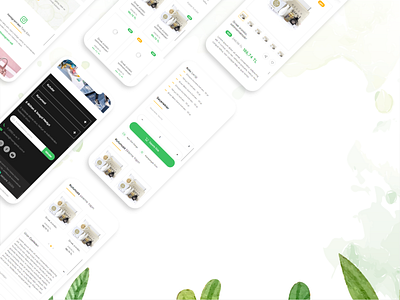 Organic Box Mobile E-Commerce Design box box design e commerce mobile organic responsive ui uiux ux