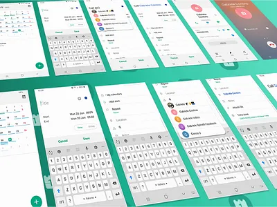 samsung direct tag calendar app design ux