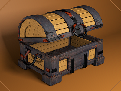 Pirate case 3d arnold render cinema 4d modeling render