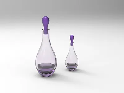 3D Perfume Bottle Design