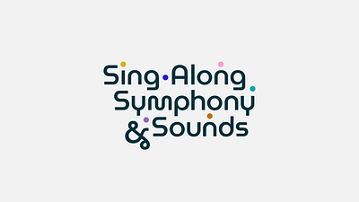 Sing Along Symphony & Sounds Logo branding logo symphony