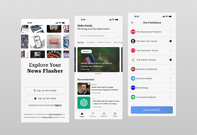 News App Design dailyui designthinking figma