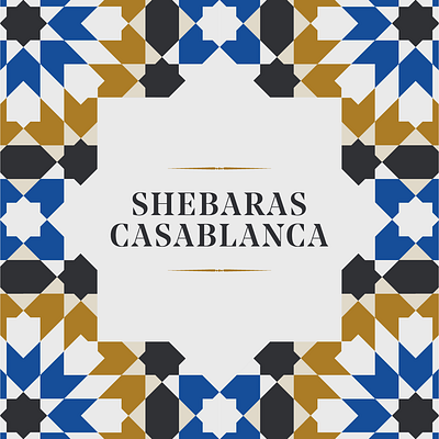 Shebaras Casablanca arab arabic brand identity branding branding design casablanca islam logo logo design logodesign logos logotype marketing morocco pattern properties property