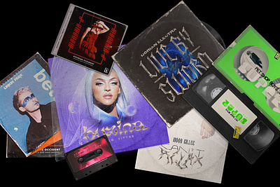 Music Artworks - Today in the Past artwork calligraphy cassette cd design digital art dorian electra kim petras lp madonna mood killer music music art music artwork pabllo vittar tokio hotel type typography vhr vinyl