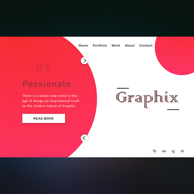 Graphix branding design flat ux web