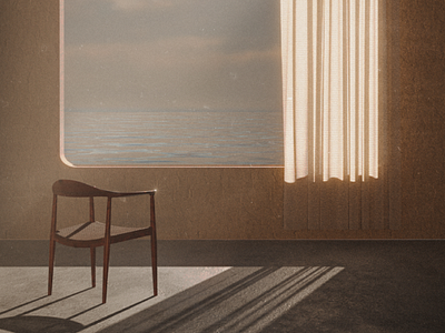 By the Sea architecture archviz concept art design furniture interior interior design
