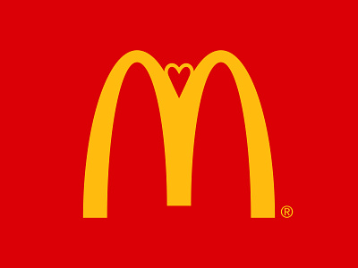 McDonald's Valentine's Day logo proposal. branding creative design gradient graphic design graphicintervention graphics logo logodesign love marketing marketing ad mcdonalds typography valentine day valentines vector visual world