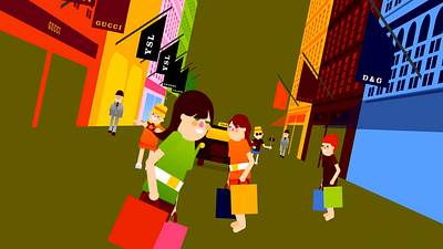 Bond Street. animation art direction illustration