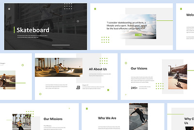 Skateboard Powerpoint Presentation Template bmx day extreme games ollie powerpoint presentation ramp skateboard skateboarder skateboarding skatepark skater street style template