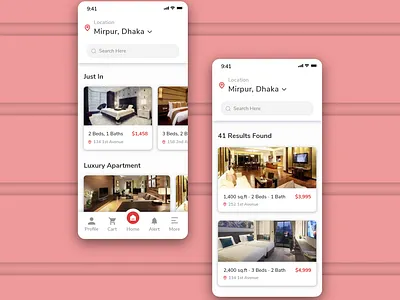 Real Estate App app app 2020 app design creative design design mobile app ui real estate real estate agency real estate app ui ux uiux user interface