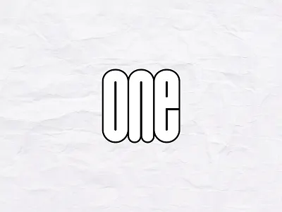 Logo ONE branding christian church dutch font handmade handmade font handmade type handmadetype logo nederland netherlands young young adult youngadults