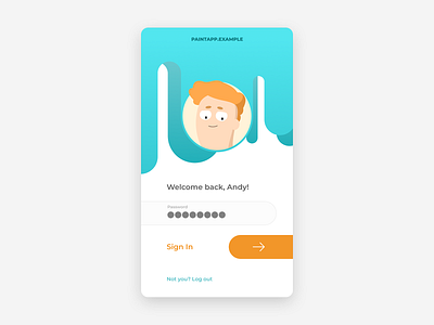 Login. Illustration & UI, day 1 challenge character form illustration login login form mobile mobile ui sign singin ui web