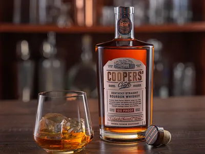 Bourbon On the Rocks bourbon cocktail liquid photography studio whisky