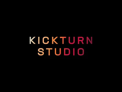 Kickturn Studio branding design gradient icon identity illustration logo photography south dakota studio typography vector video